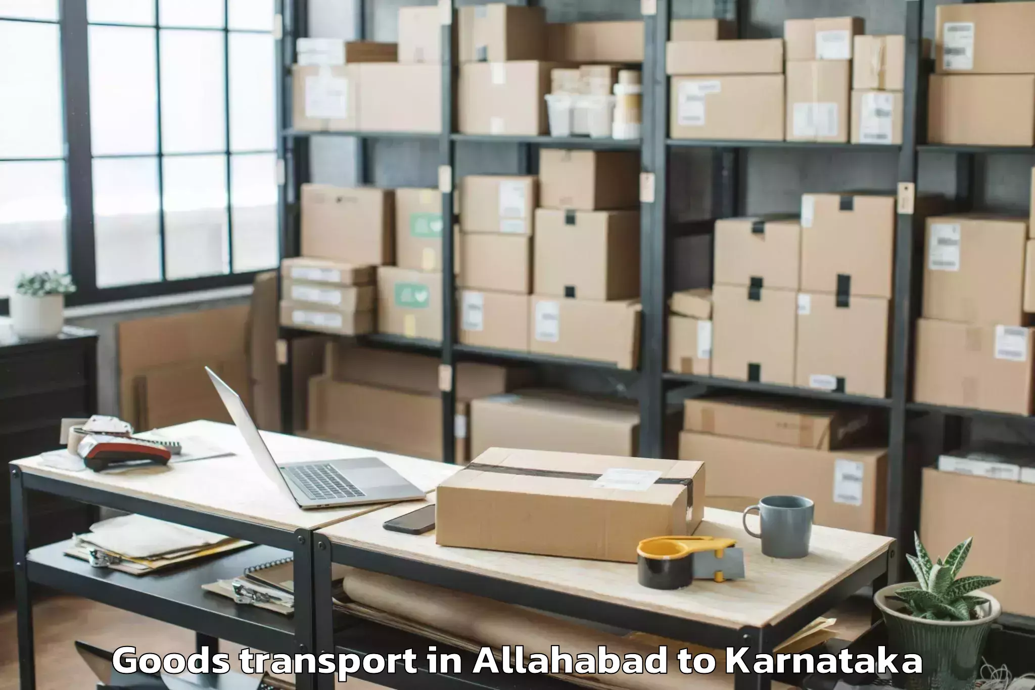 Top Allahabad to Harugeri Goods Transport Available